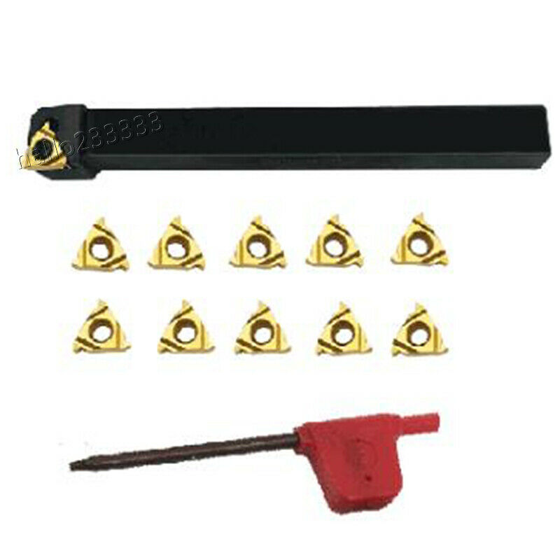 SER1212H11 Lathe Threading Turning Tool Holder+11ER AG60 BP010 Threading insert