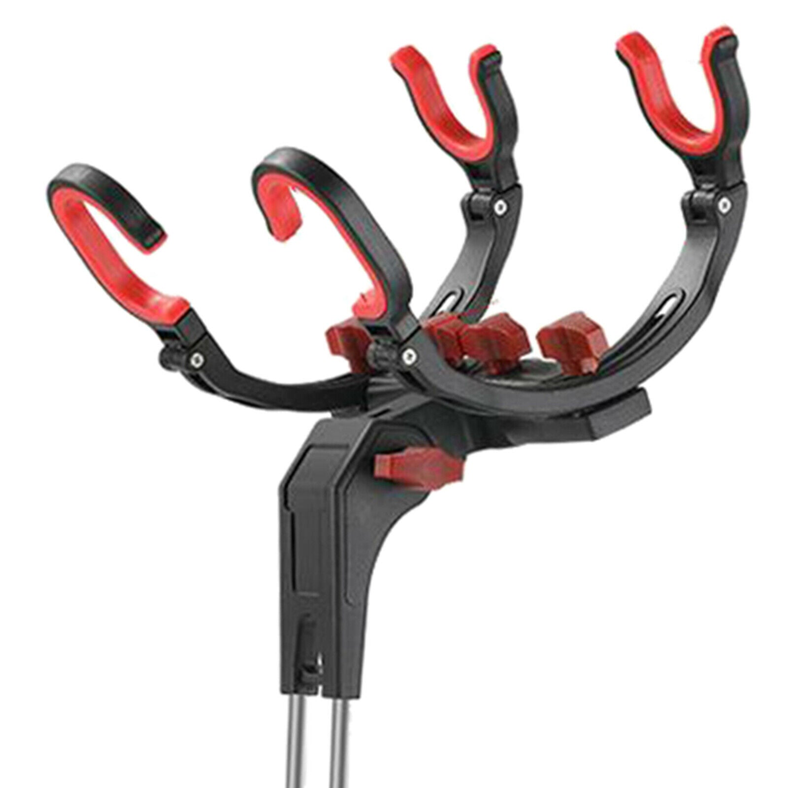 2X Fishing Rod Holders Ground Support Stand Fishing Pole Support Holder Double