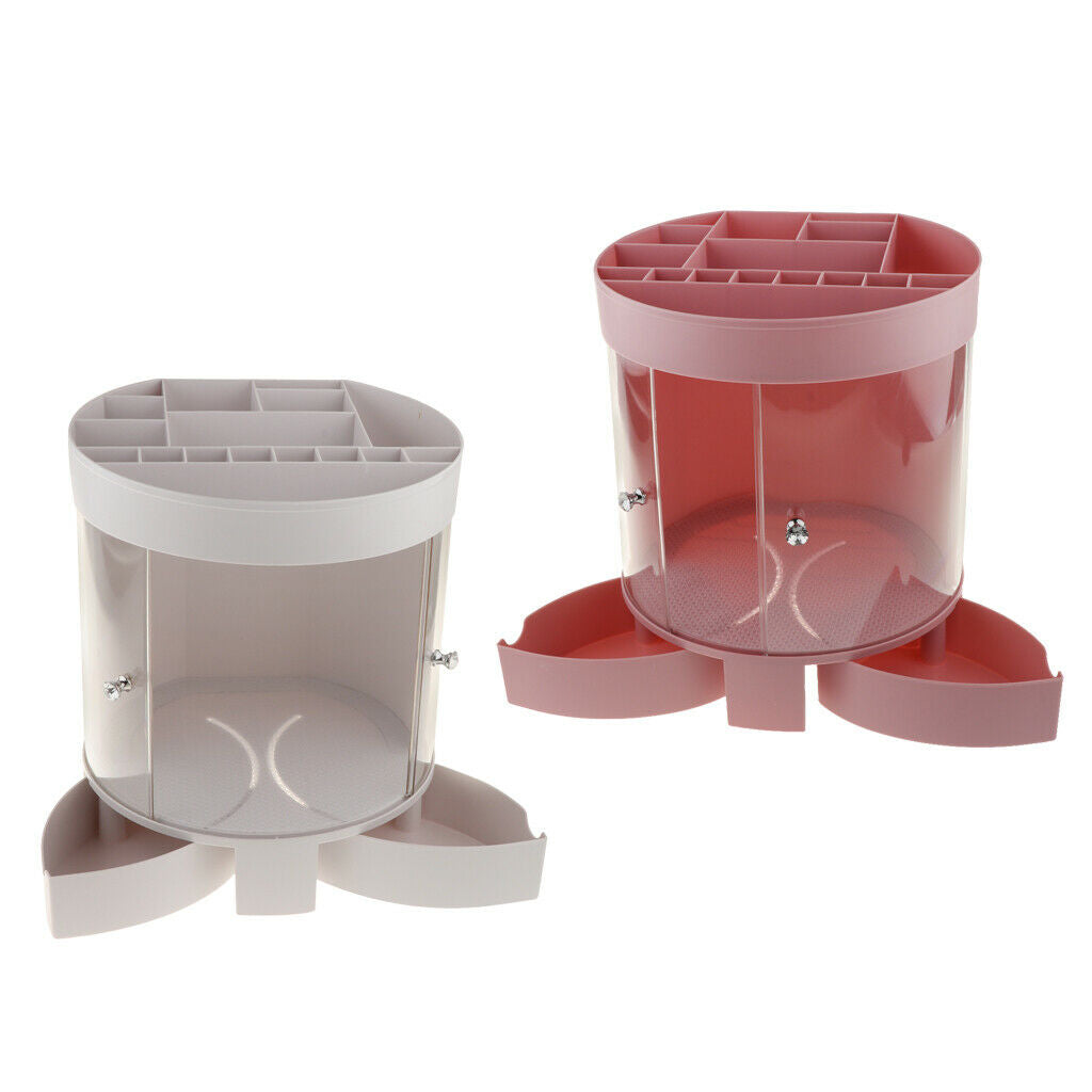 Makeup   Organizer   Plastic   Cosmetic   Storage   Jewelry   Display   Box