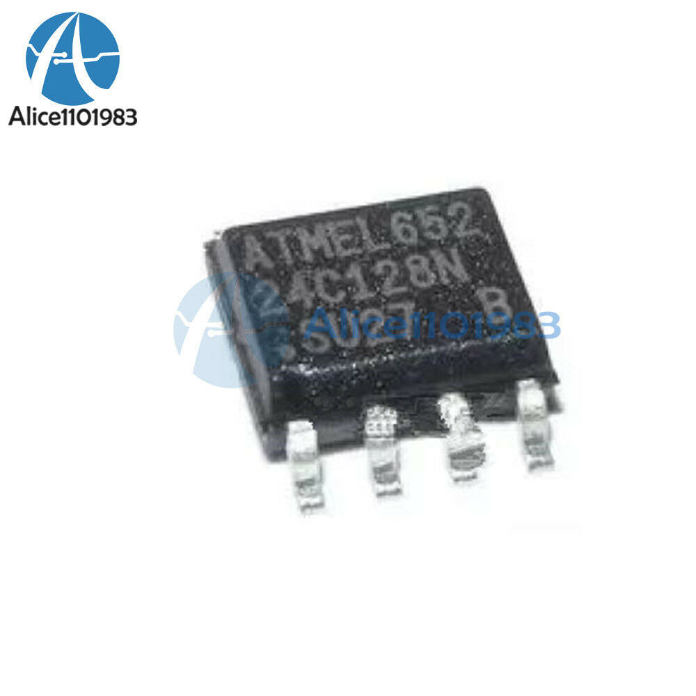 10PCS AT24C128 SOP8 24C128 IC EEPROM 128KBIT 1MHZ