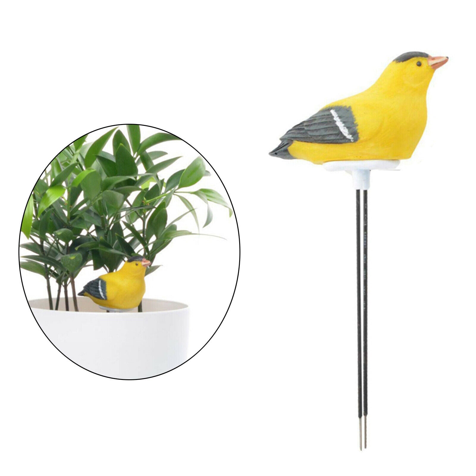 Bird Soil Moisture Meter 18cm Soil Humidity Sensor Tester Hygrometer Yellow