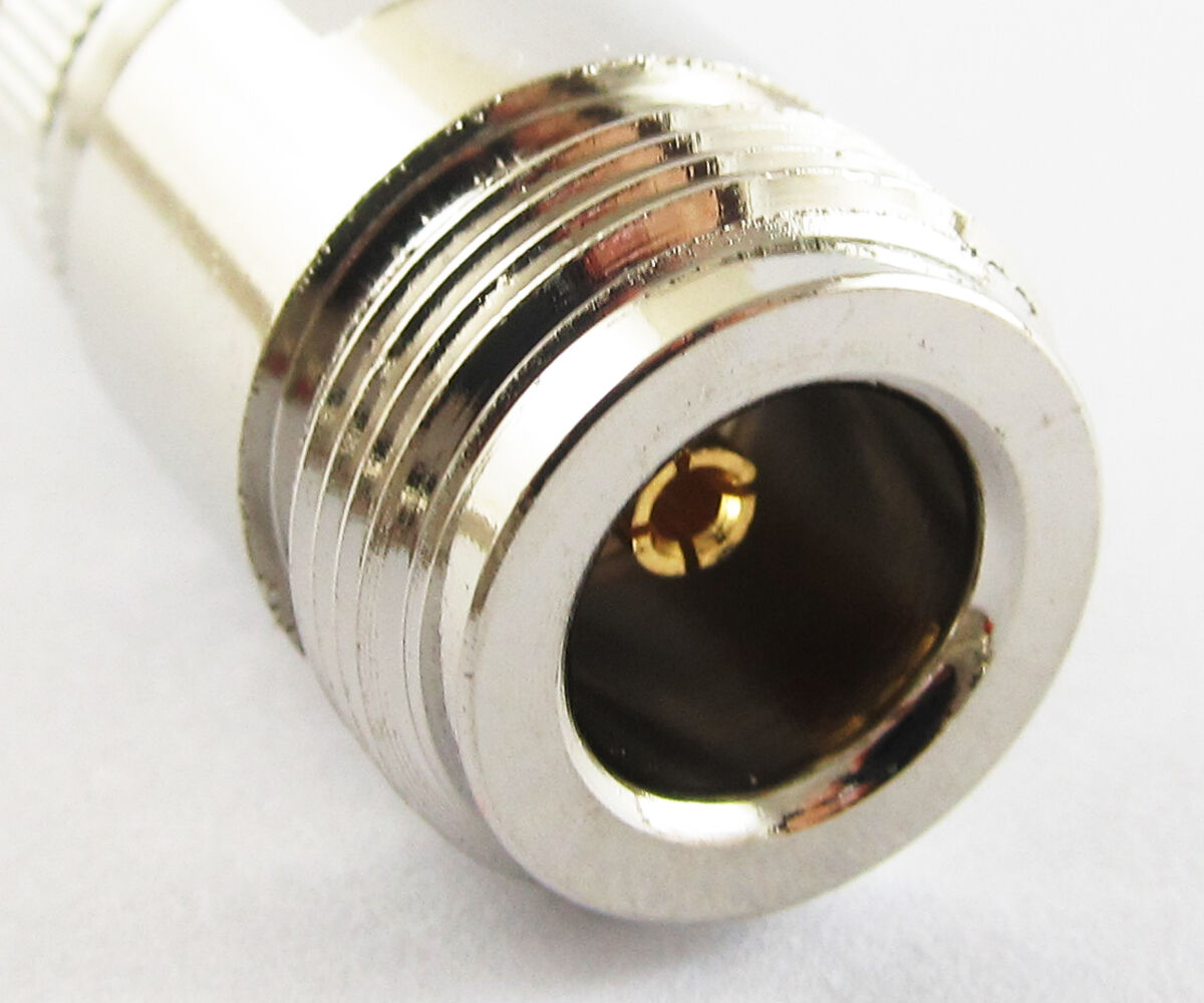 1pc Brass N-Type N Female Jack to BNC Plug Male straight RF connector adapter