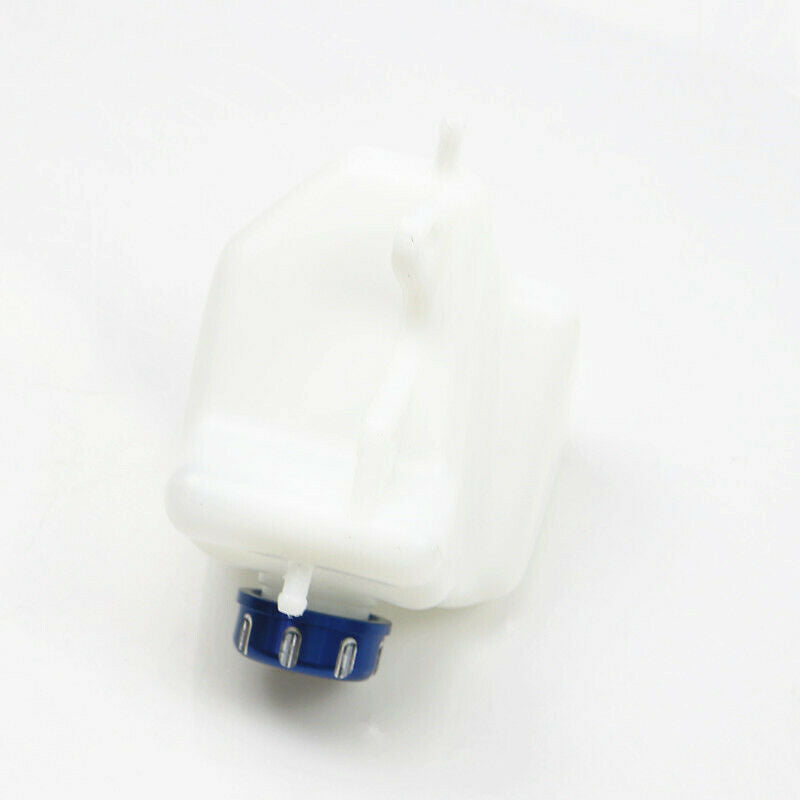 Blue Lid ABS Plastic Coolant Reservoir Tank Radiator For Kawasaki KLX250 2008-15