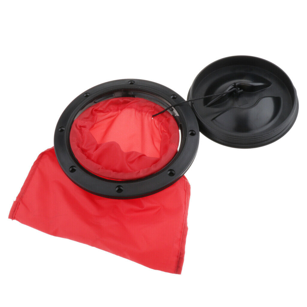 Lightweight Kayak Deck Plate with Cat Bag for Kayaks Boat Accessories 6inch