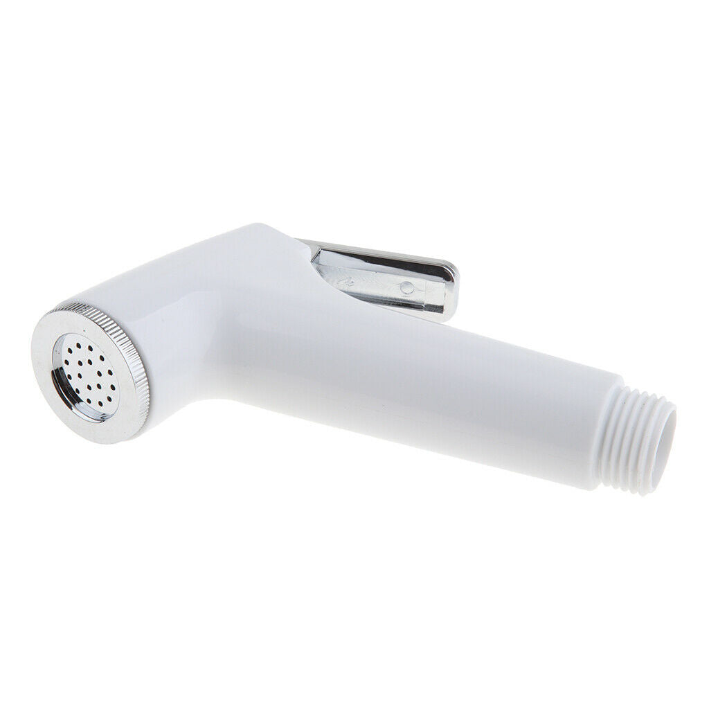 White Bidet Sprayer Handheld Bidet Shattaf Sprayer for Toilet Flushing Gardening