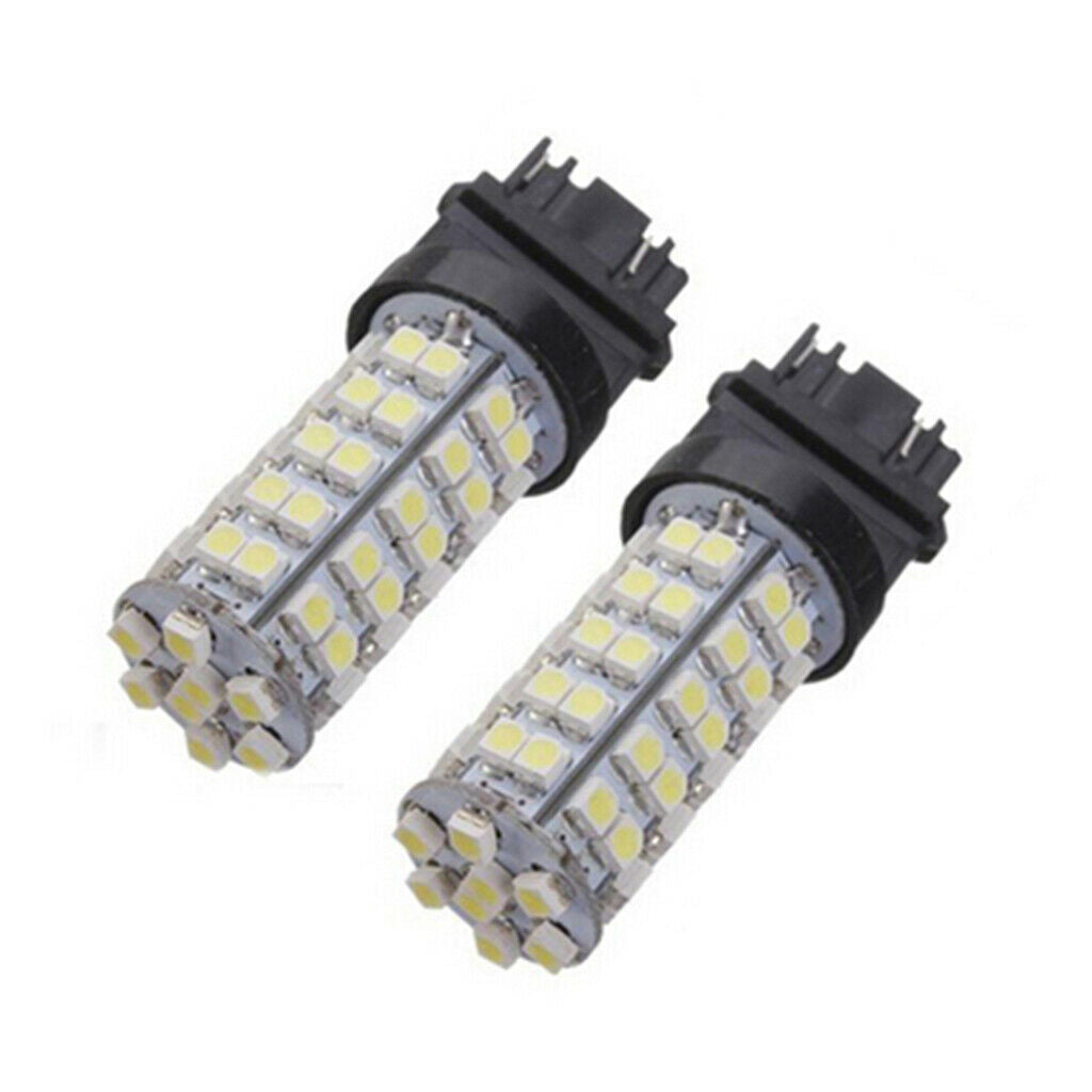 2X 3157 1210 68SMD Car Rear Fog Lamp Brake Reversing Turn Signal Light Bulbs