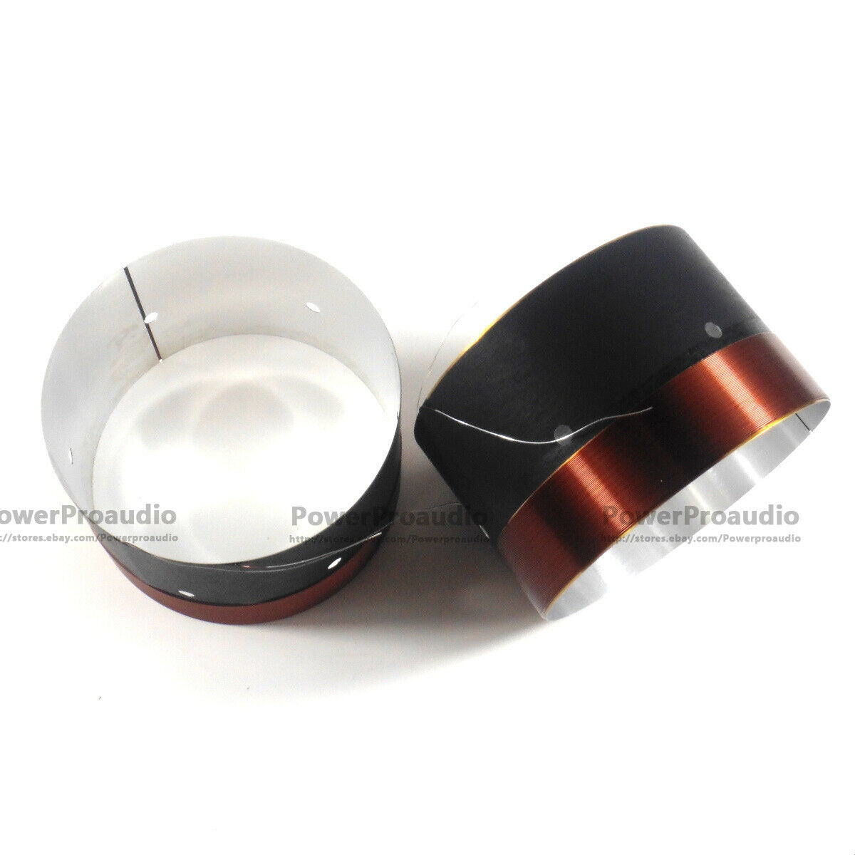 2pcs 100MM Bass Voice Coil Woofer white Aluminum High Power For 15 inch Woofer