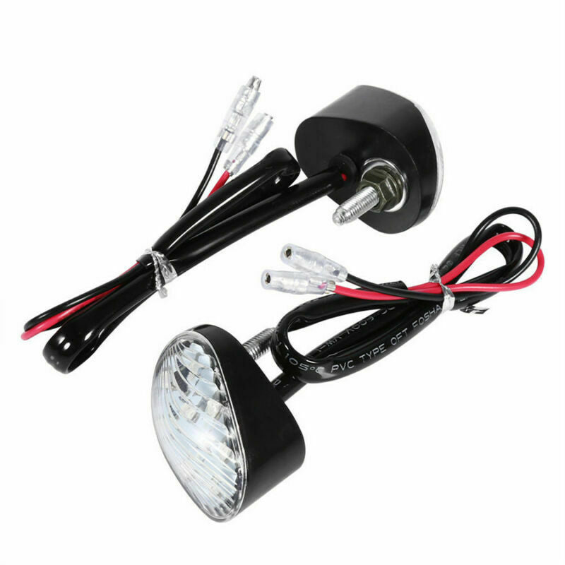 2PCS Motorcycle Turn Signals Lamp Indicator Light For Yamaha YZF R1 R6 R6S Amber