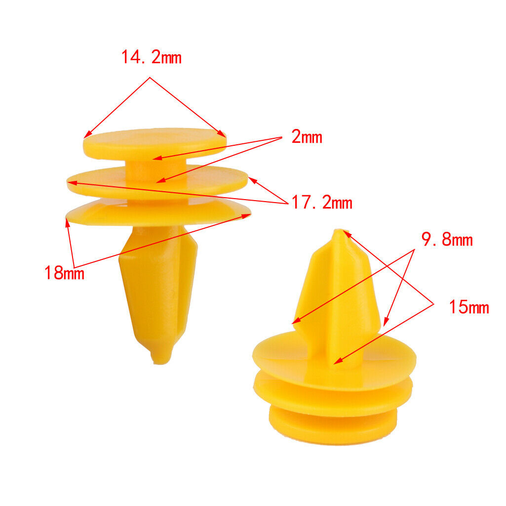 Door Panel Nylon Retainers Clips For  Cherokee 6507686-aa