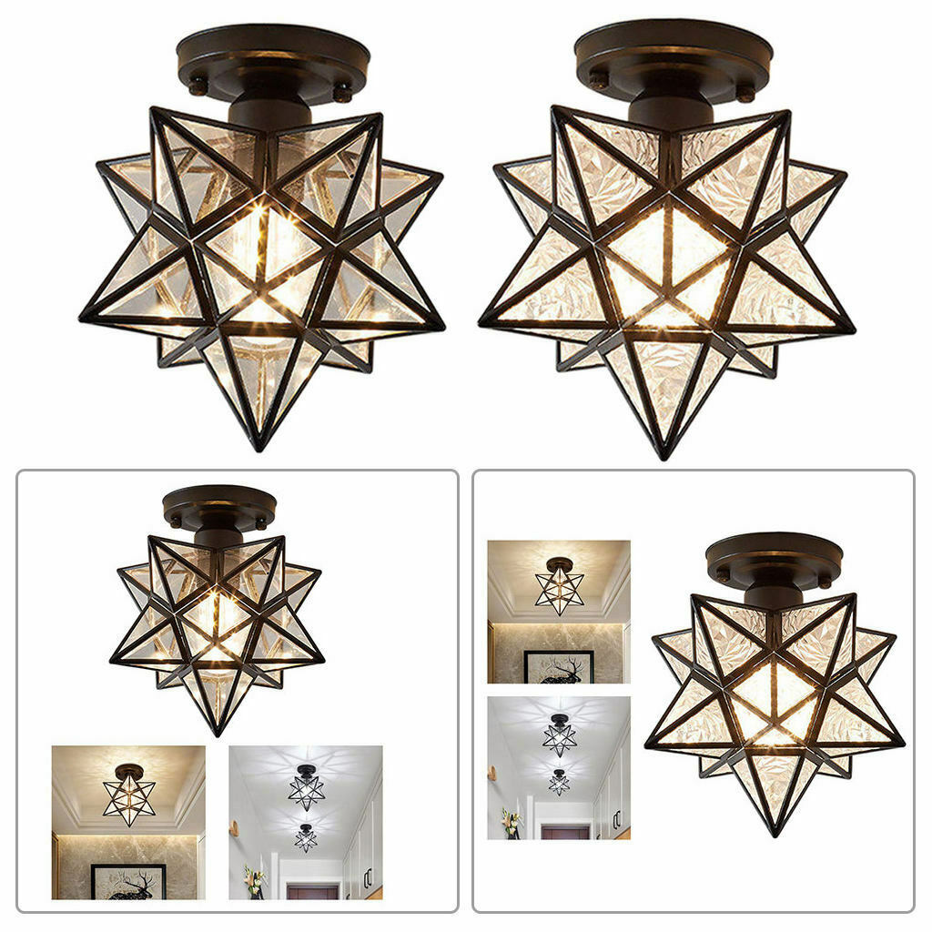 2PCS Porch Industrial Ceiling Light Lighting Fixture Modern Lamps for Cafe