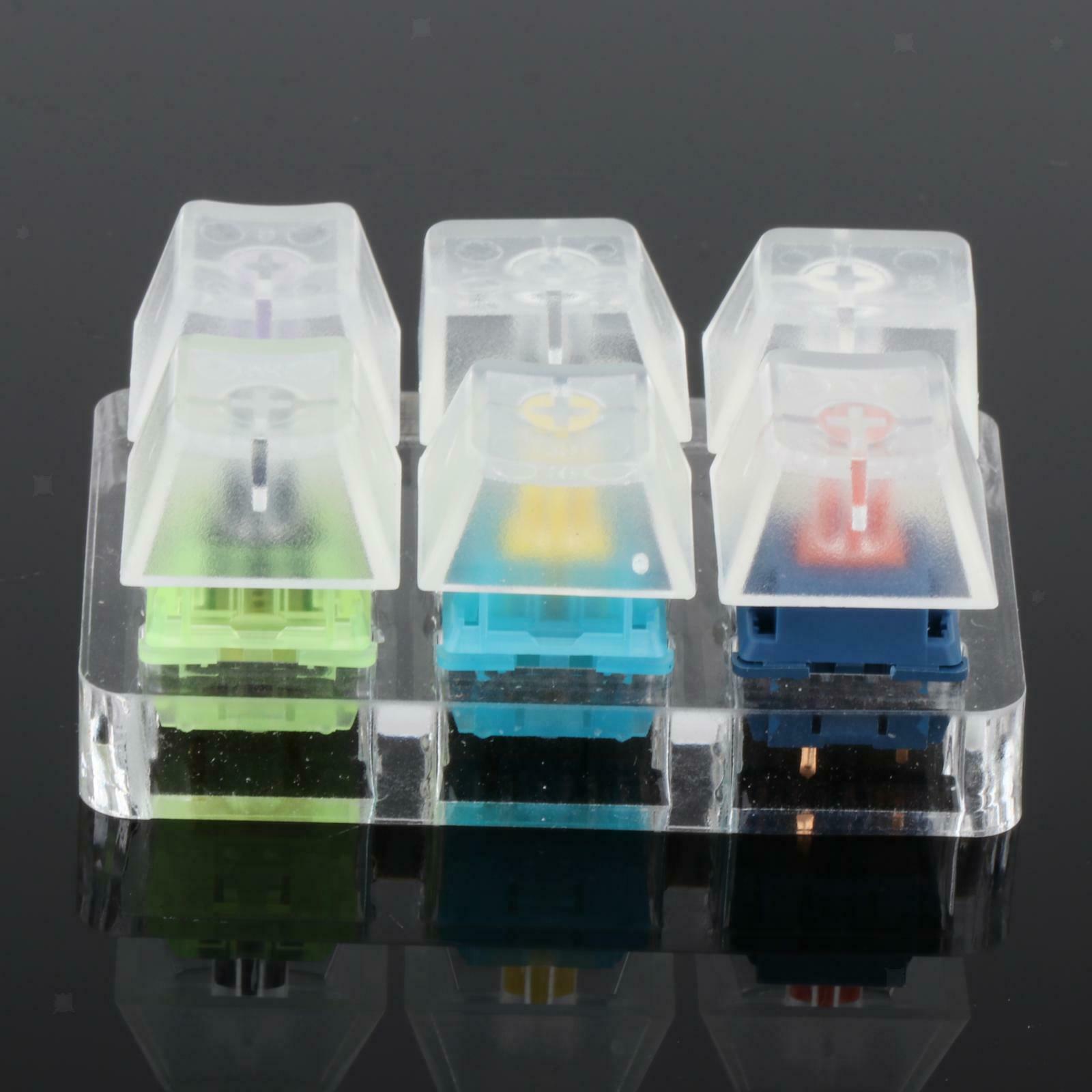 Translucent Keycaps Mechanical Keyboard Switch Tester Testing Tool 6 Keys