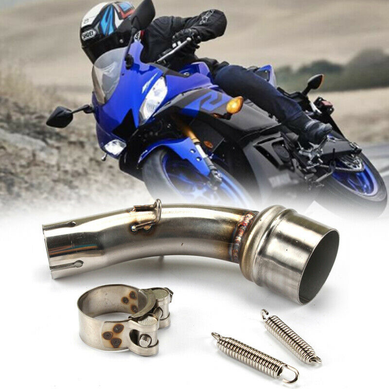 Motorcycle Exhaust Mid Link Pipe Adapter Elbow fit for YAMAHA YZF R25 R3 R30 Kit