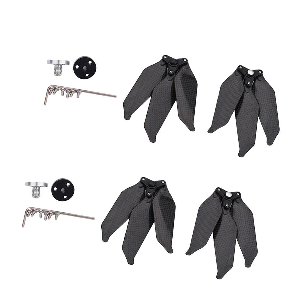 2 Pair Of 3  Carbon Fiber Propeller Noise Reduction 9455S For