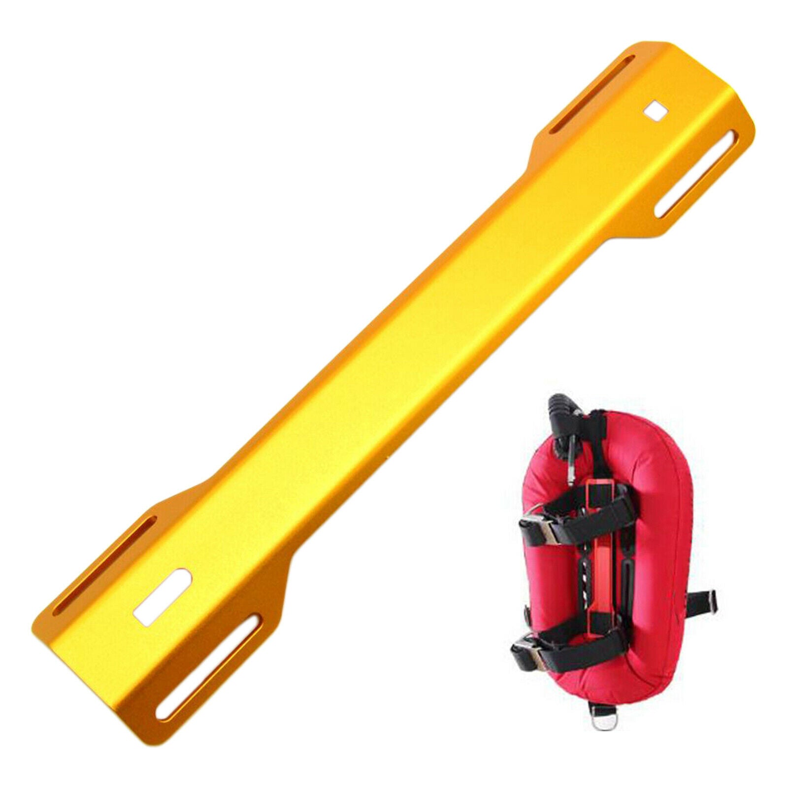 Scuba Diving Tank Adapter (STA) for Scuba Diving Backplate Practical Yellow