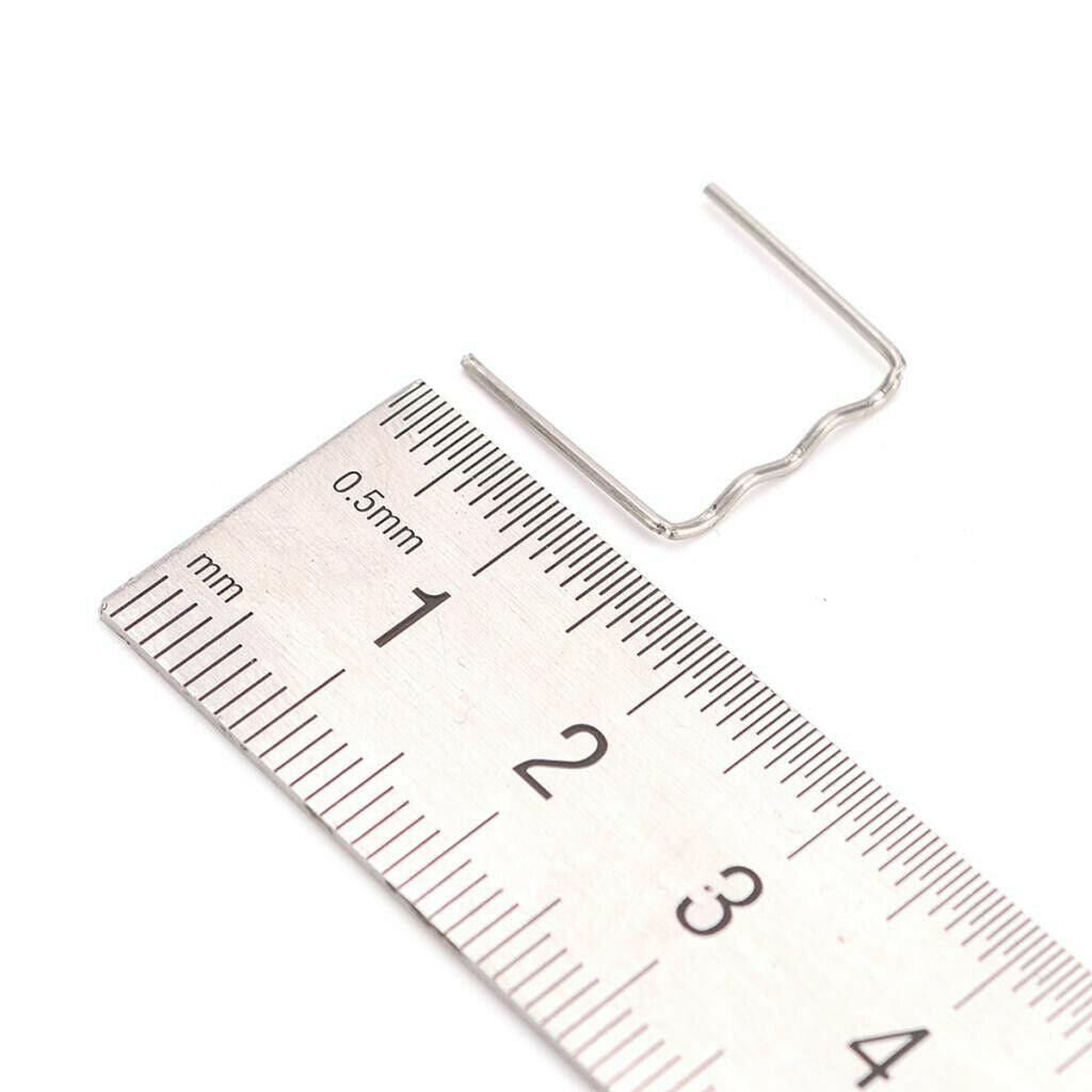 100x Pre Cut Inside Corner 0.8mm S Shape Staple For Car Bumper Repair Welder