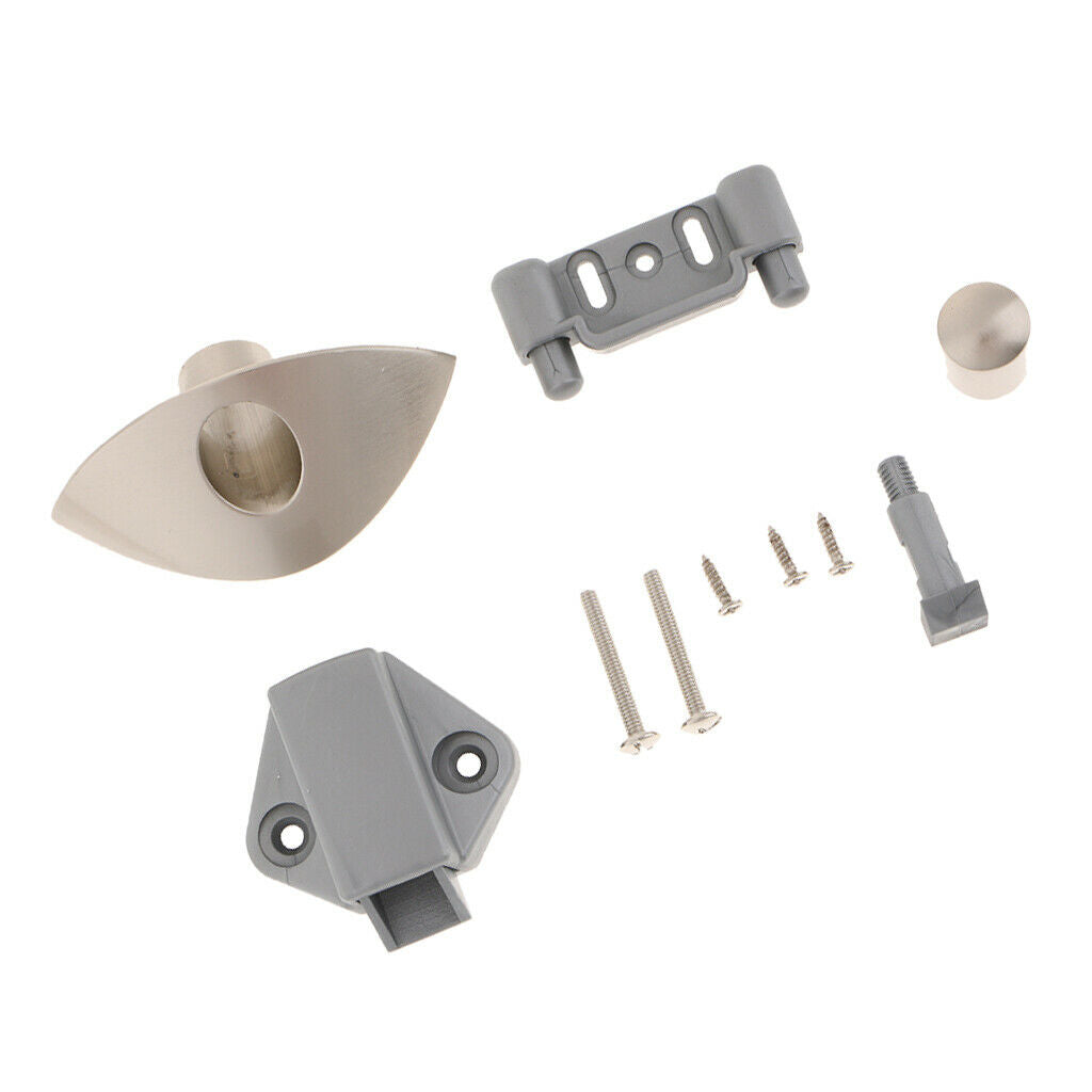 Push Button Catch Lock Knob   Up Latch Motorhome Camper RV Drawer Decor