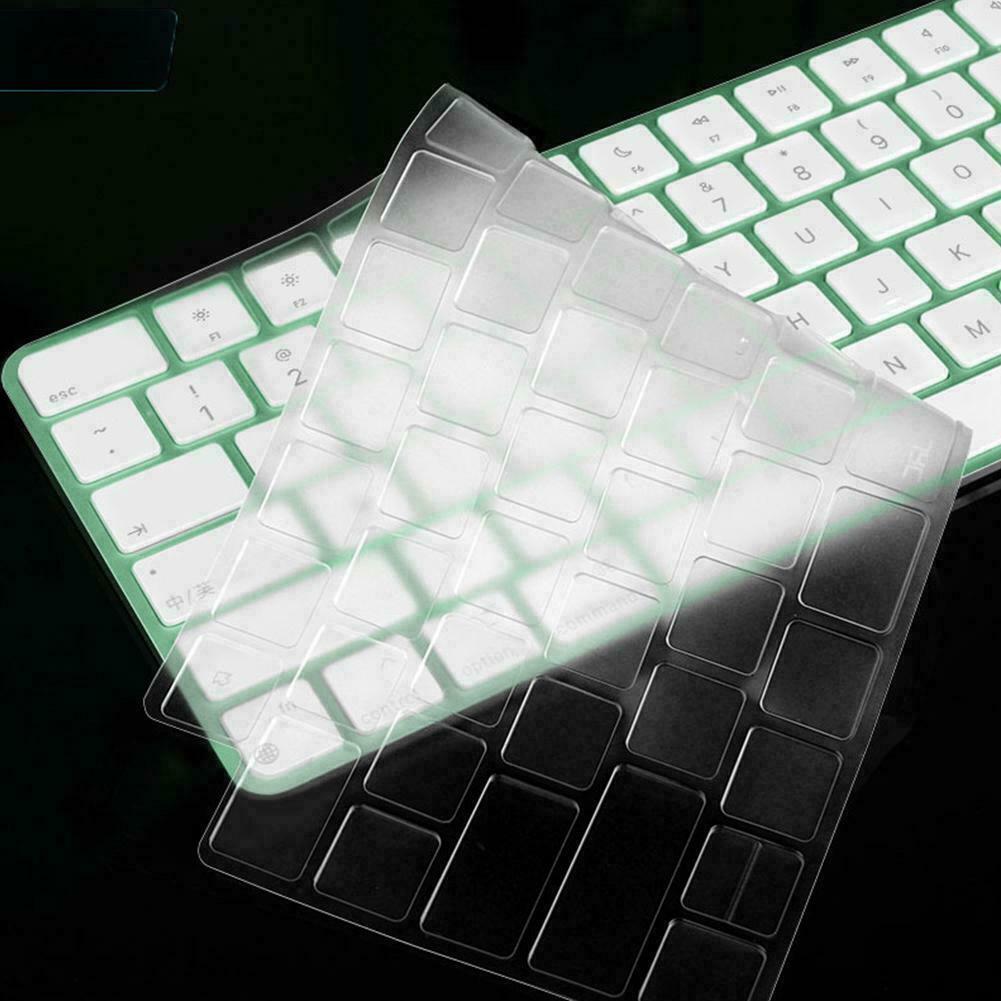 Transparent TPU Keyboard Cover Protector For iMac Magic New 24 Keyboard NEW