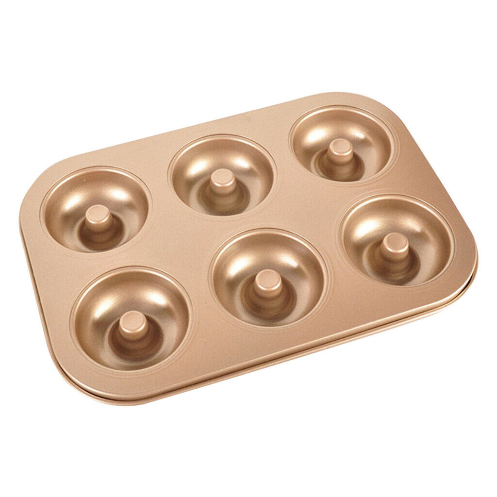 6-Cup Doughnut Making Mold Donut Mould Cake Pan Chocolate DIY Baking Tool