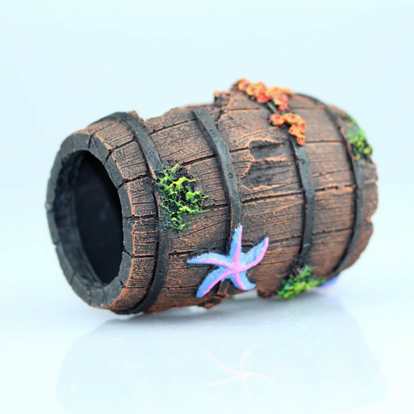 Broken Barrel Aquarium Decoration Fish Tank Cave Ornaments for Fish Shrimp