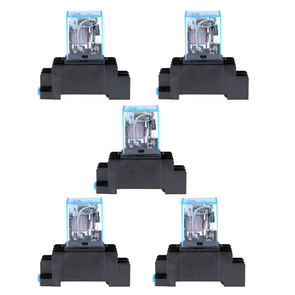 Heavy Duty Coil Relay 8Pin Electromagnetic Relay LED indicator AC220V