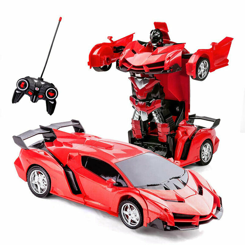 Car Remote 2 IN 1 Sack Truck Robot - Color Red - New