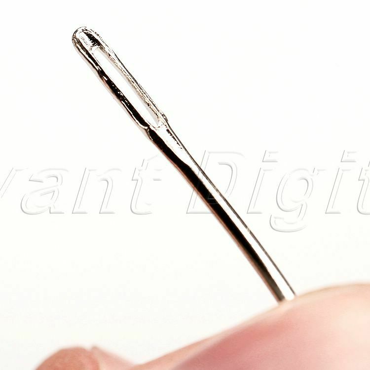 7pc Upholstery Repair Hand Needle For Canvas Leather Carpet Stitching Craft Tool