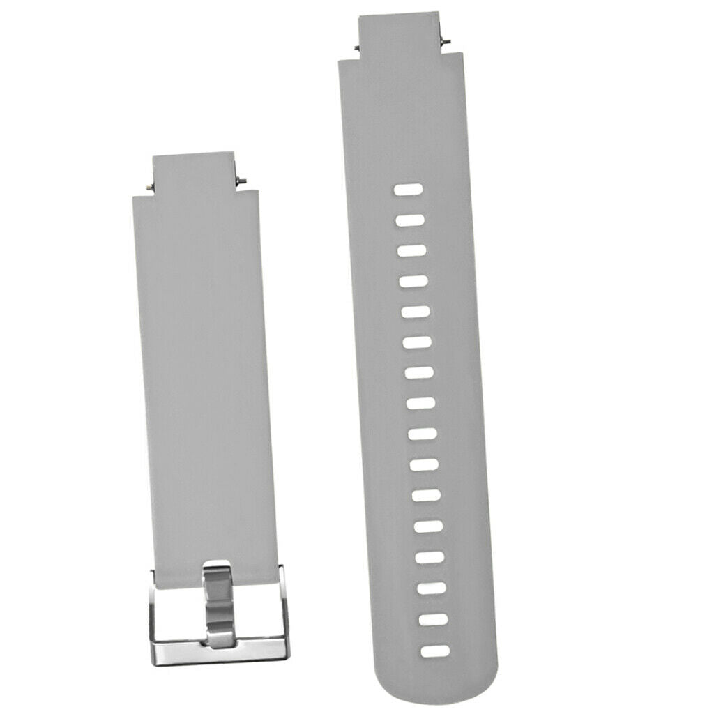 Silicone Smart Watch Band Replacement Strap for AMAZFIT Watch 3 Gray