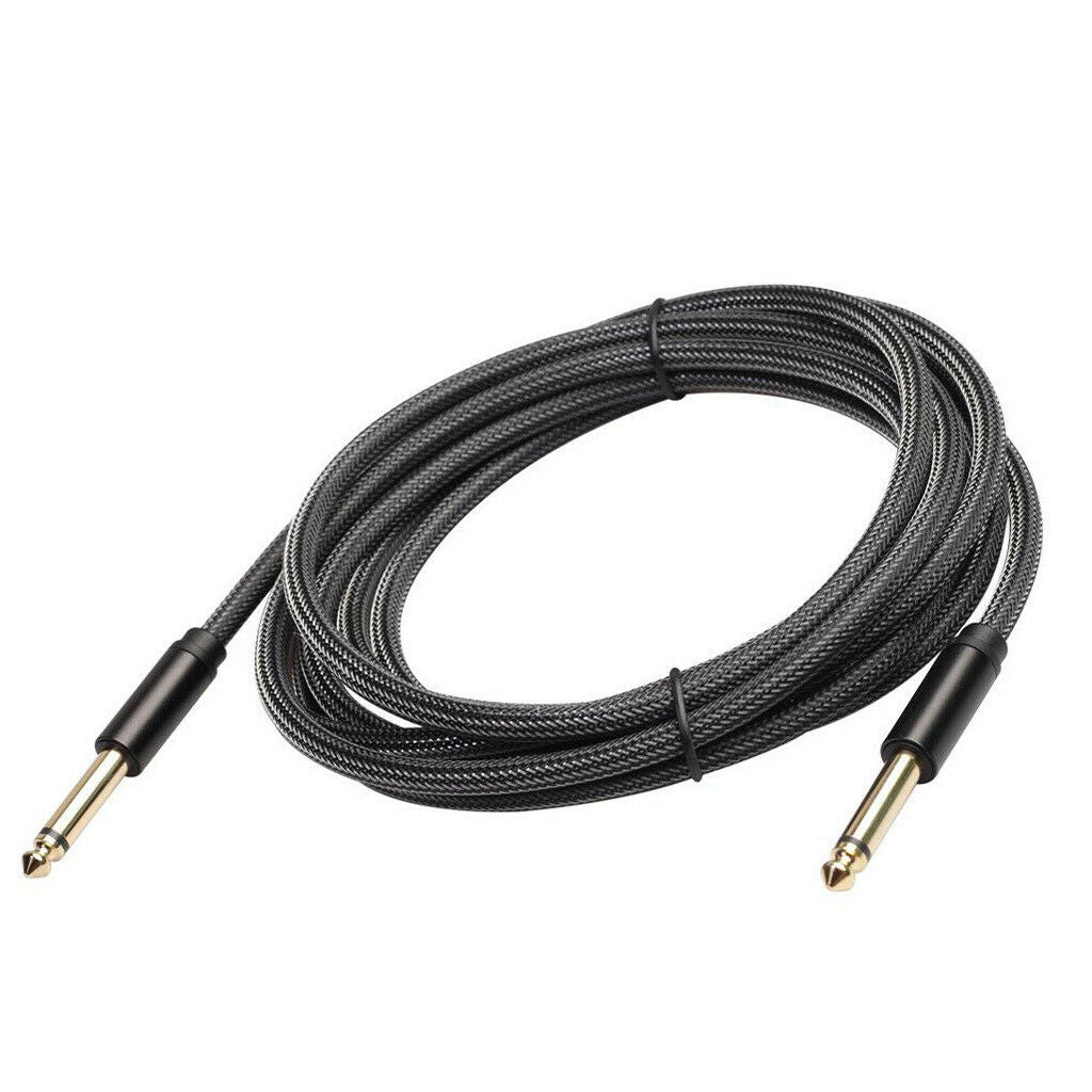 Male Male Converter Electronic Music 2 Core Cable Music Editor for Guitar 6m