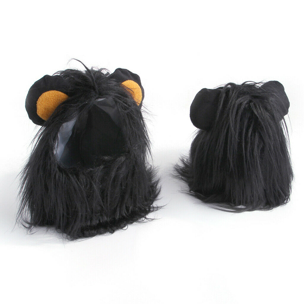 Lion Mane Wig Costume Suit Cat Costume for Cat Pet Clothing Accessories M