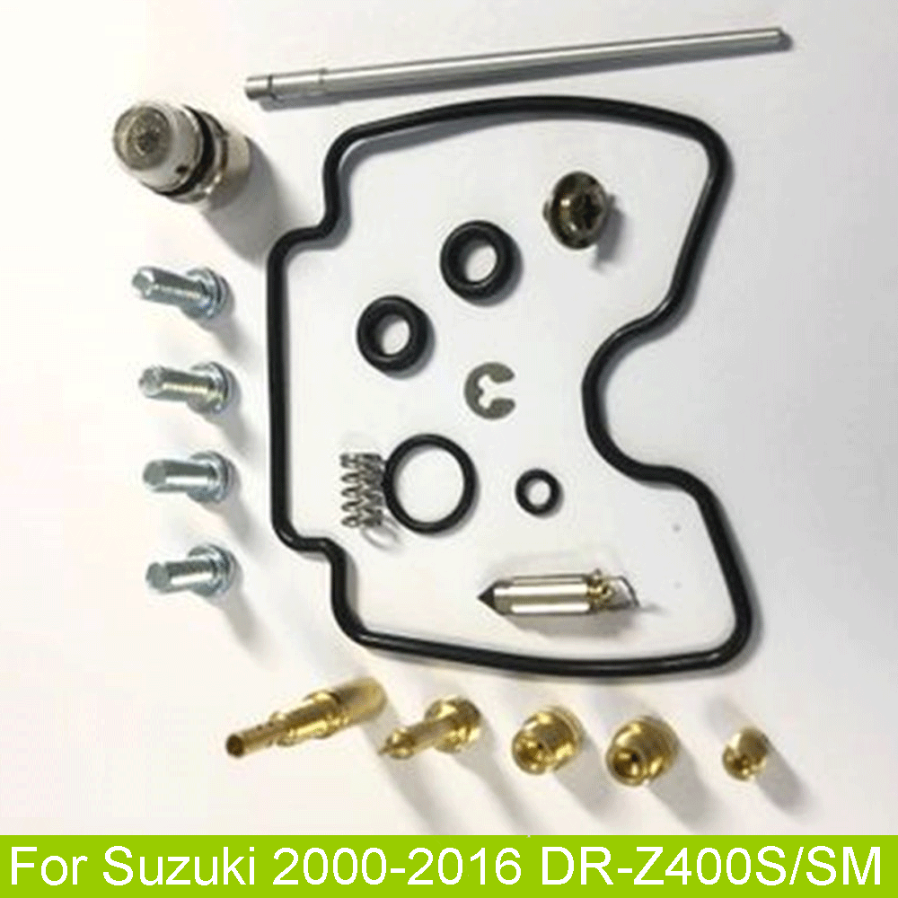 Carburetor Rebuild Kit For 2000-2016 Suzuki DR-Z400S DRZ400SM Carb Repair