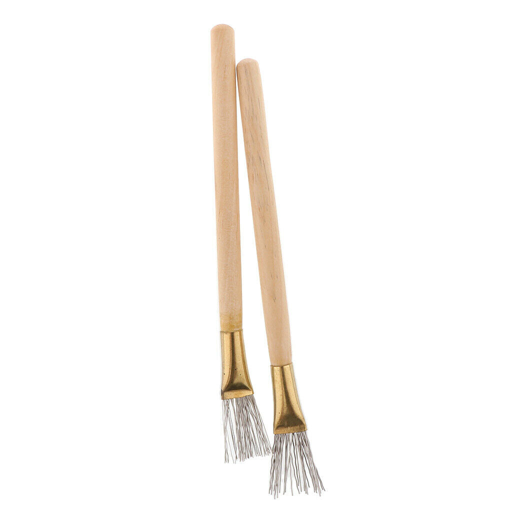 2pcs Handmade Art Tools Accessories Steel Wire Brush / Scraper With