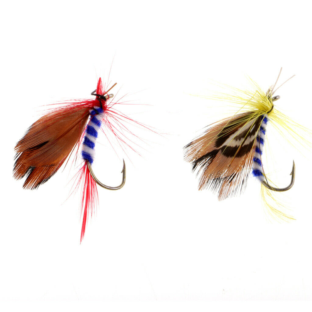 10Pcs Artificial Nymph Flies Bees Insects Flies Fly Fishing Flies Assortment
