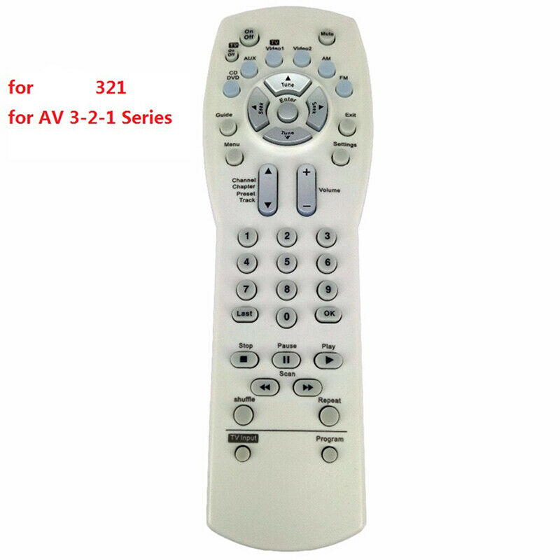 Replacement for Bosee 321 Remote Control for AV 3-2-1 Series I Media Center Z3Q9