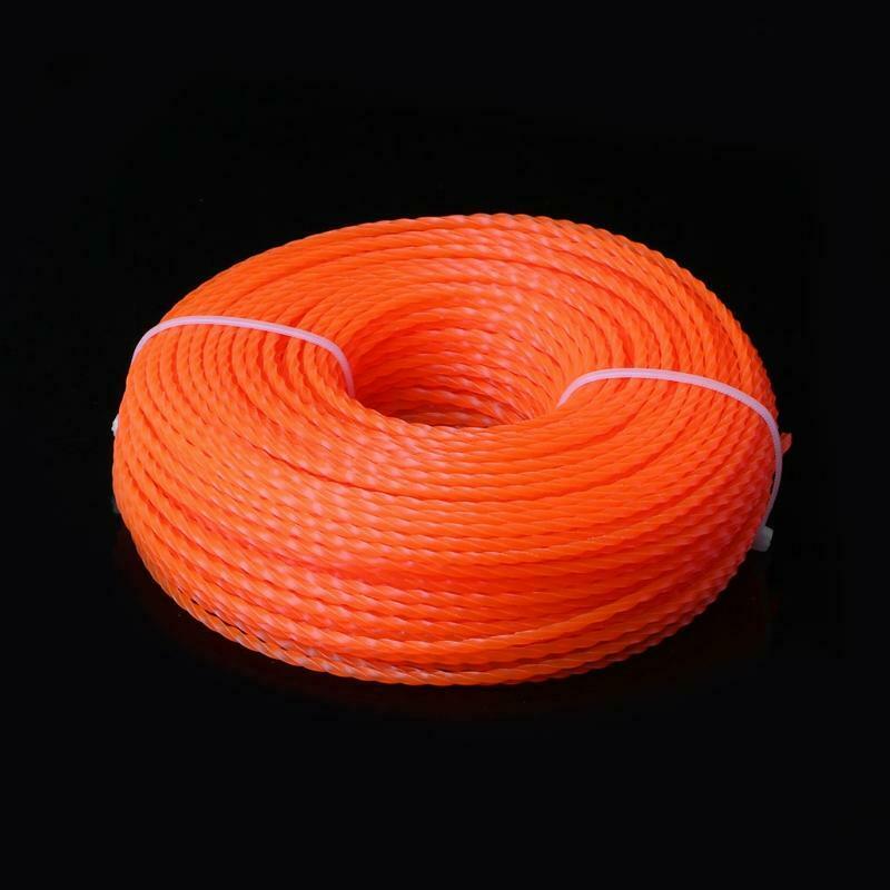 3.0mm Diameter Grass Trimmer Line Brush Cutter Power Nylon Twist Rope Cut weed