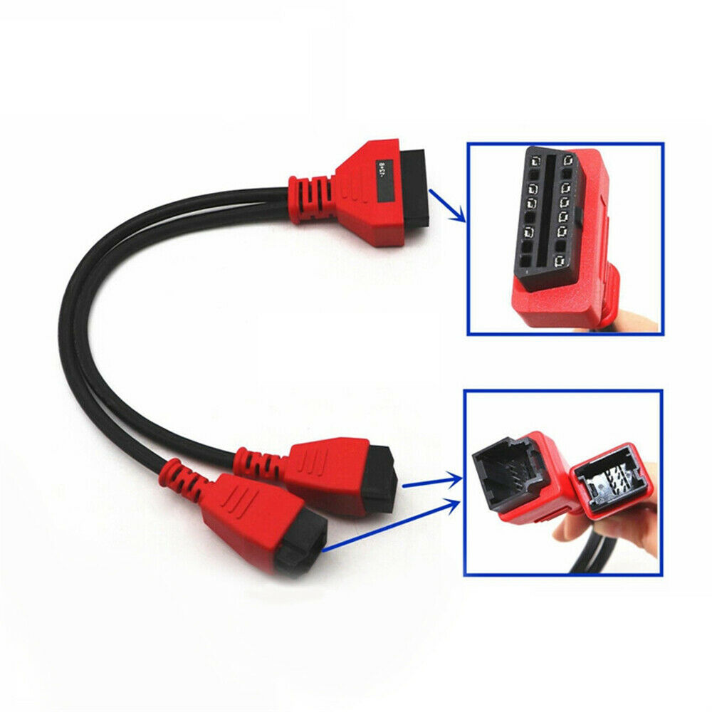 Cable Adaptor For Jeep Chrysler -12+8 Cable for Autel Maxisys Series Scanners