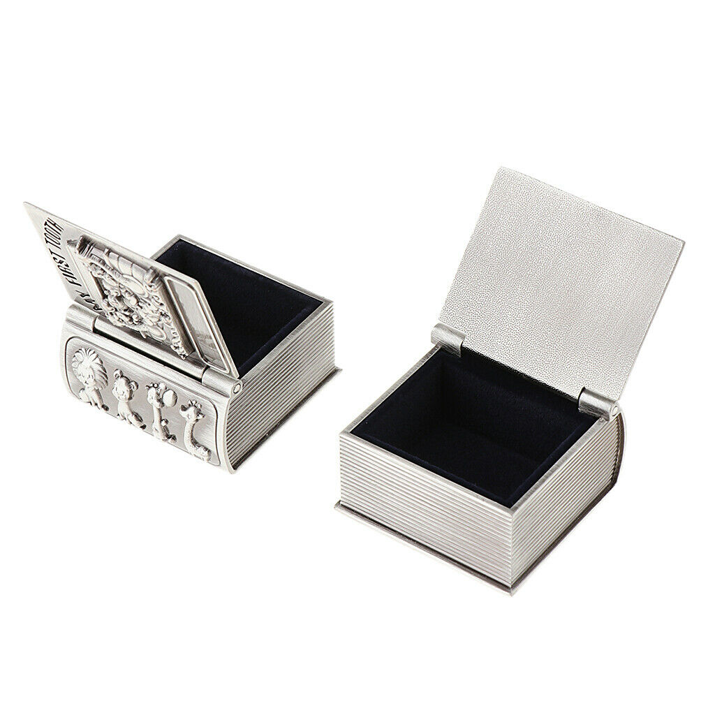 Baby First Curl and First Tooth Keepsake Box for Kids Metallic Engraved