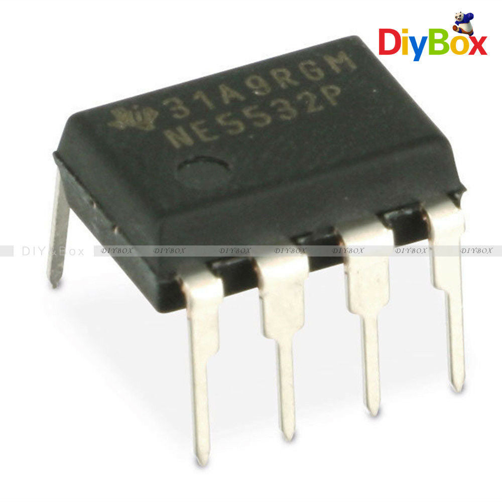 20pcs NE5532P NE5532 Dual Low Noise Op-Amp TI IC DIP-8
