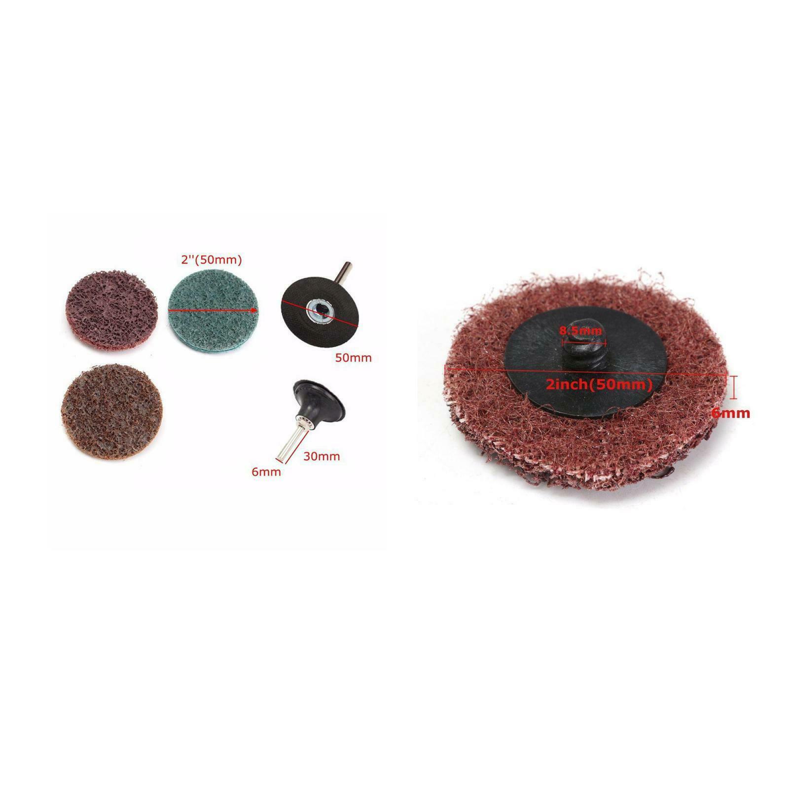 2" Quick Change Discs 60Pcs Sanding Disc With 1/4" Holder for Die Grinder