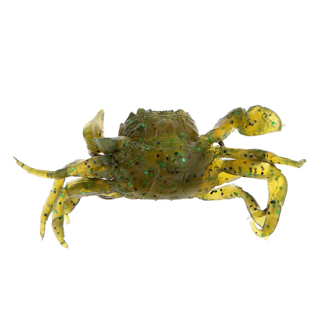 Simulated Earth Worm and Crab Lures Flavored Soft Lures for Fishing Lover