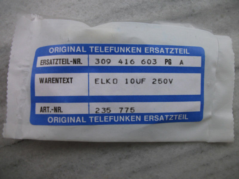 2PCS NOS FRAKO GPF 10uf 250V Axial HI END TUBE AMP Capacitors FOR AUDIO!