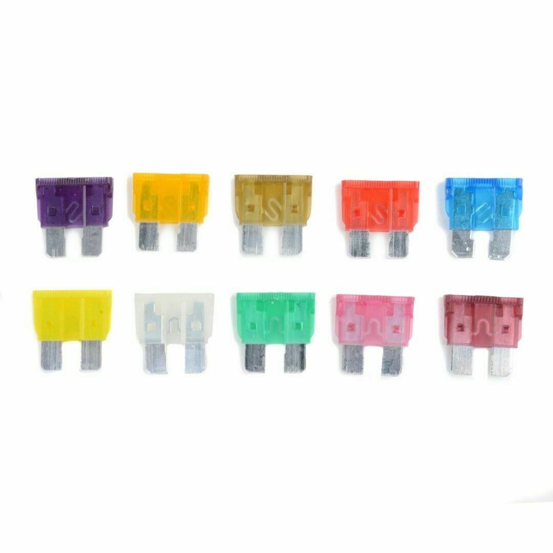 50pcs Car  Small size Standard Blade Low Profile Fuse 3 to 40A Optional
