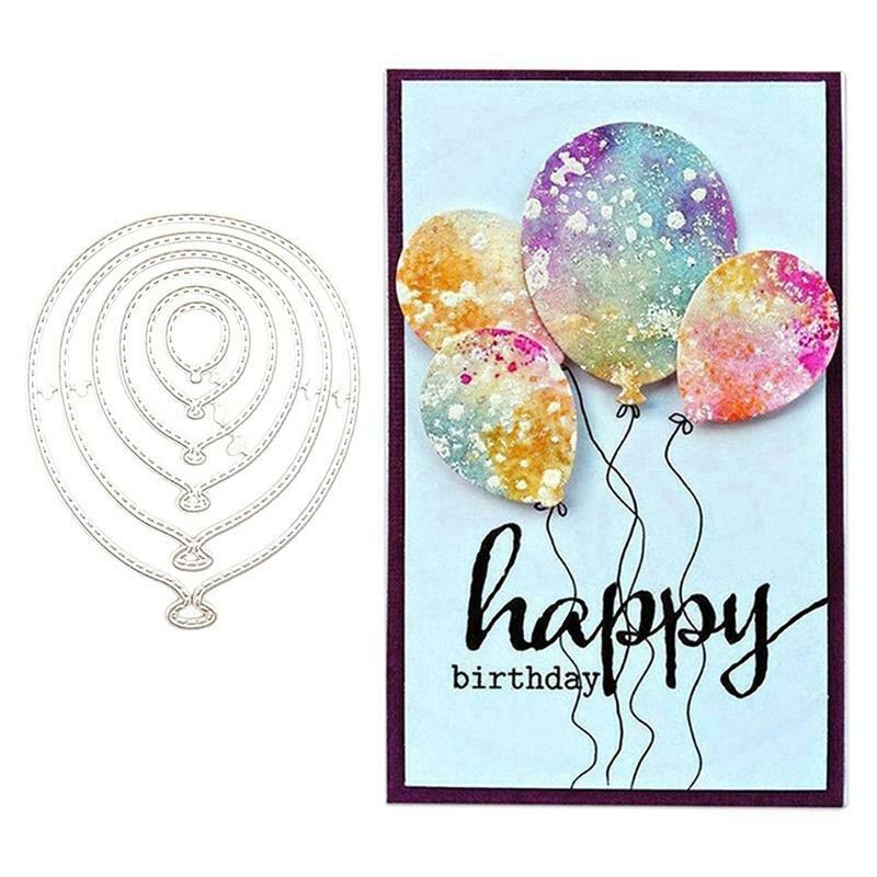 Balloon Metal Cutting Dies Stencil DIY Scrapbooking Album Paper Card Template