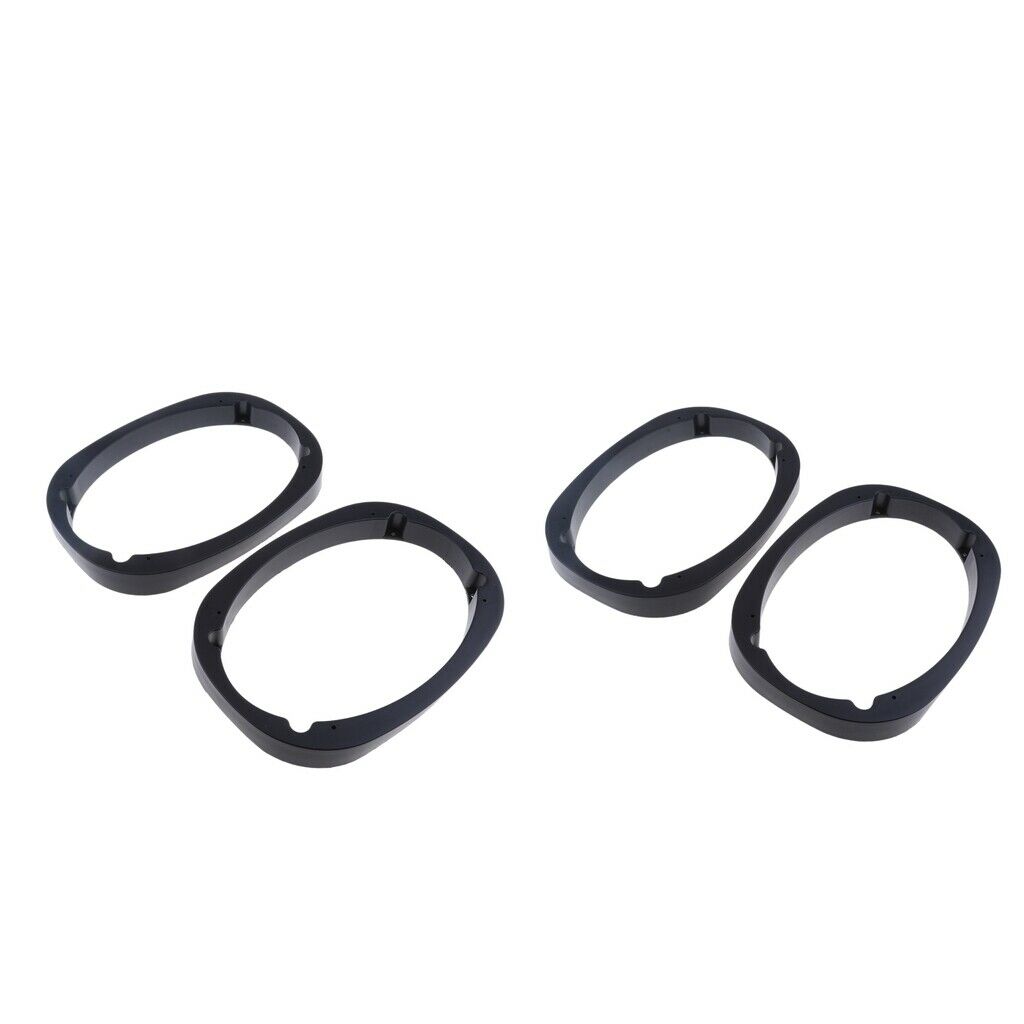4 Pieces Universal Car Stereo 6 "x 9" Plastic Speakers for Mounting Spacer Rings