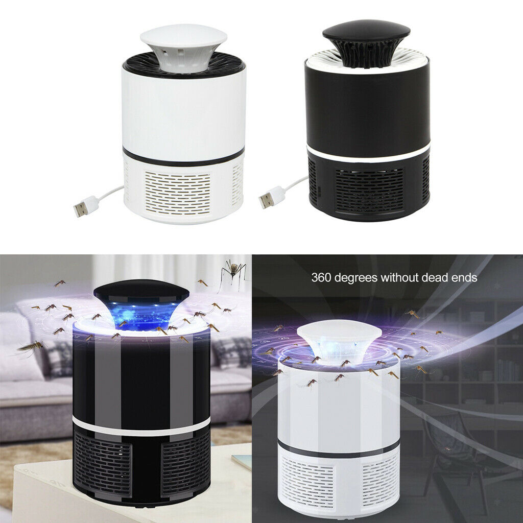 Electric Mosquito Bug Pest Fly Insect Zapper Lantern Killer USB 20-40m White