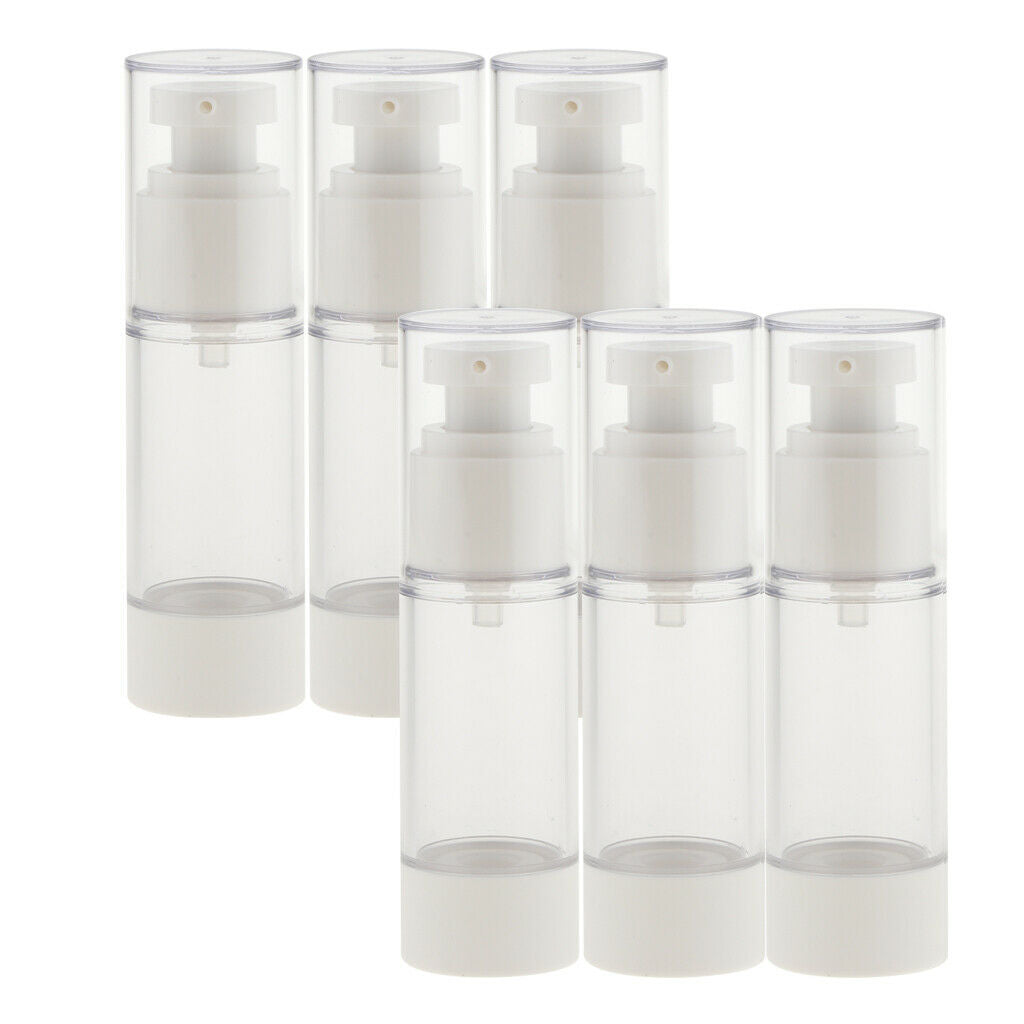 6 Pieces Empty Moisturizing Vacuum Spray Bottle Perfume Pump Atomizer 30ML