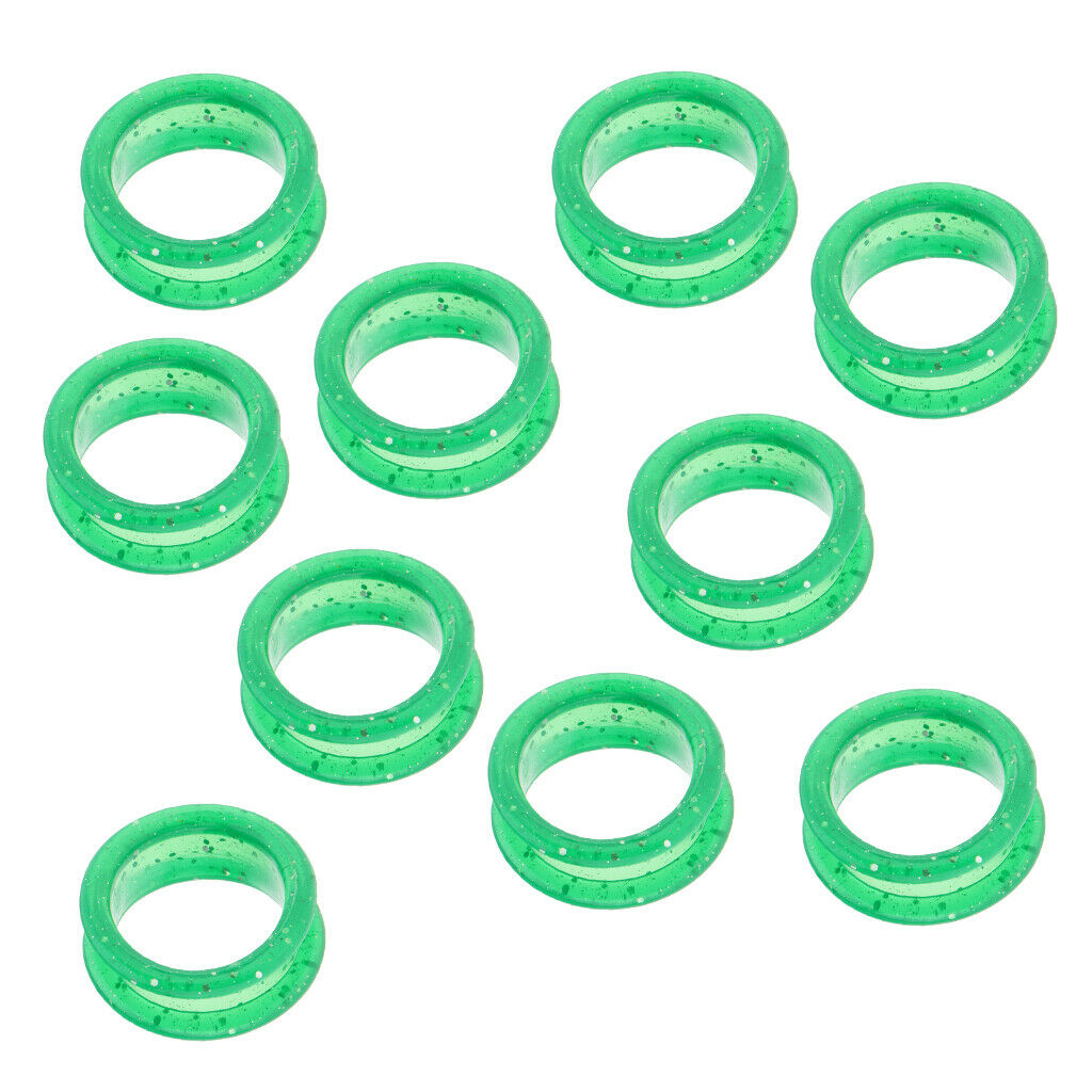 50 Pieces Rubber Scissors Shears Finger Rings Grips for Salon Barber
