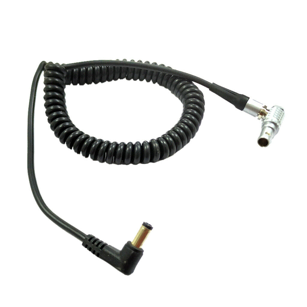 DC to LEMO Male Connector 0B 2pin Power Adapter Cable for Teradek Camera