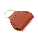 Guitar Keychain Collects Brown Leather Holder Bag