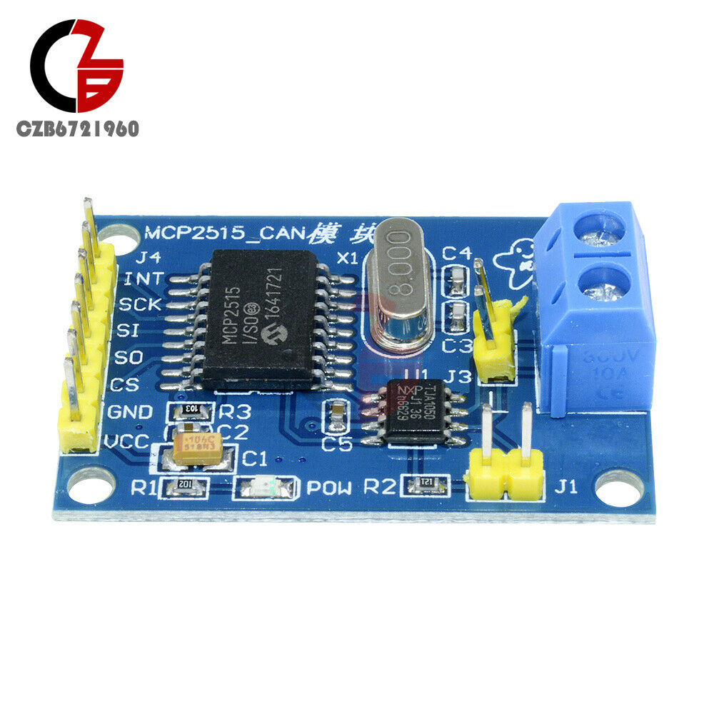 2PCS MCP2515 Modul CAN Bus TJA1050 Receiver with SPI Interface For Arduino DIY