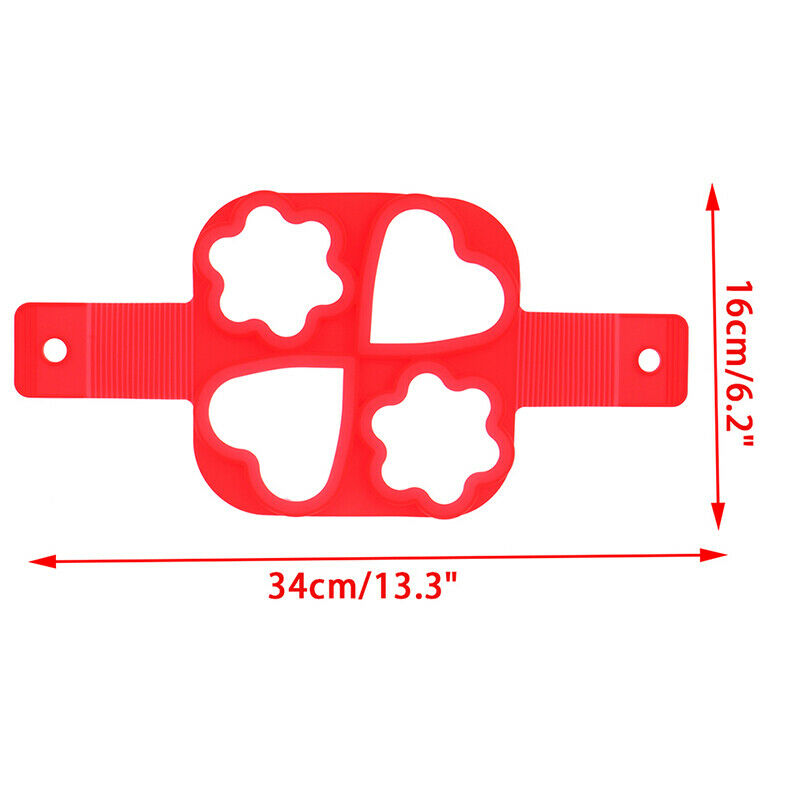 Make Perfect Cooking Four Holes DIY Pancakes Tool form for fried egg cook.l8